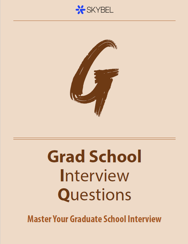 [GIQ] Grad school Interview Questions (자체제작) 교재 표지