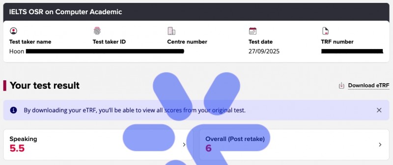 Lily 선생님과 한 달 정도(14번) 수업 후 한번에 목표(Overall 6.5, each 6.0) 달성 ✌️ - 화상영어 후기 | 스카이벨